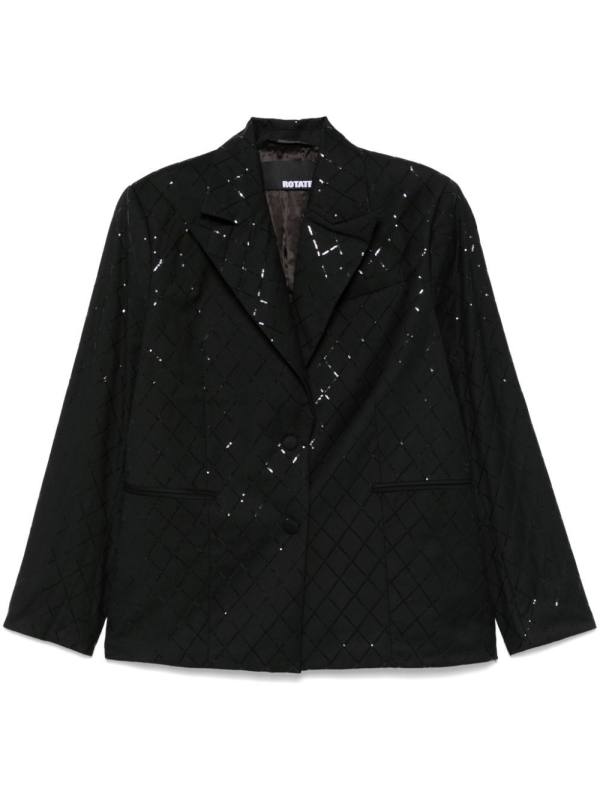 sequinned blazer