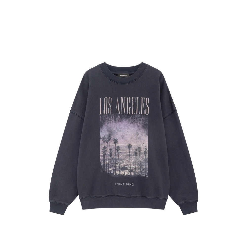 Anine Bing Miles Sweatshirt Los Angeles - Black