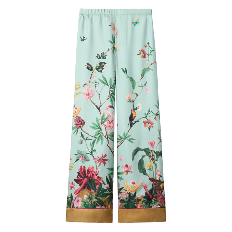La Double J Floral Pallazzo Pants