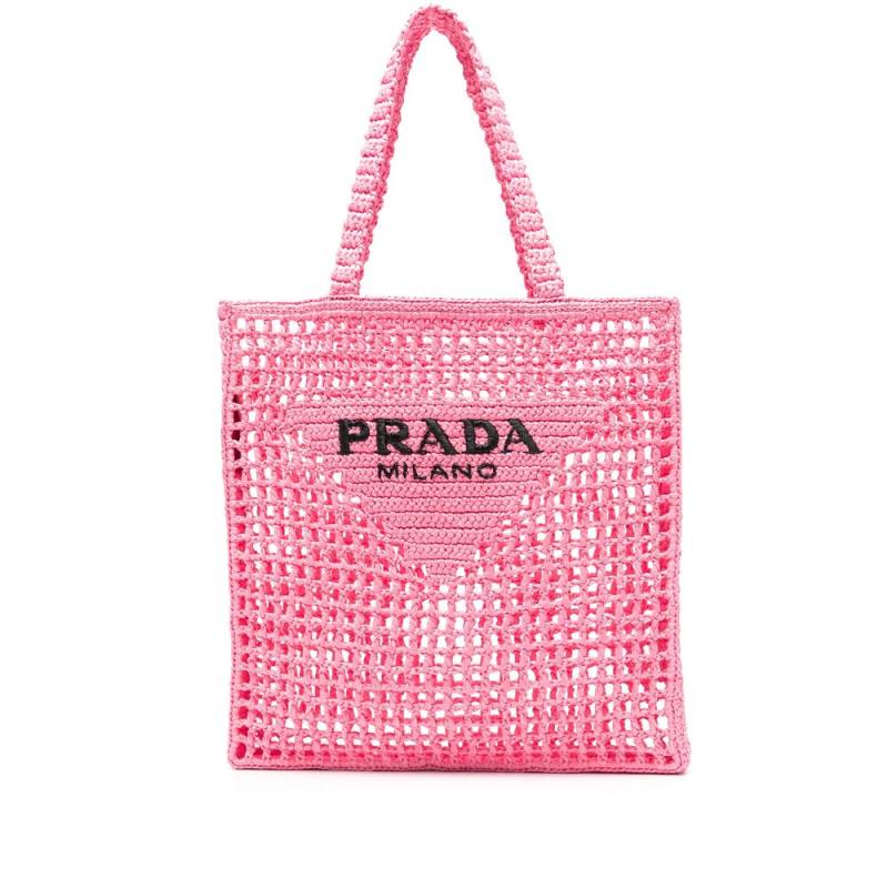 Prada Crochet Tote Bag