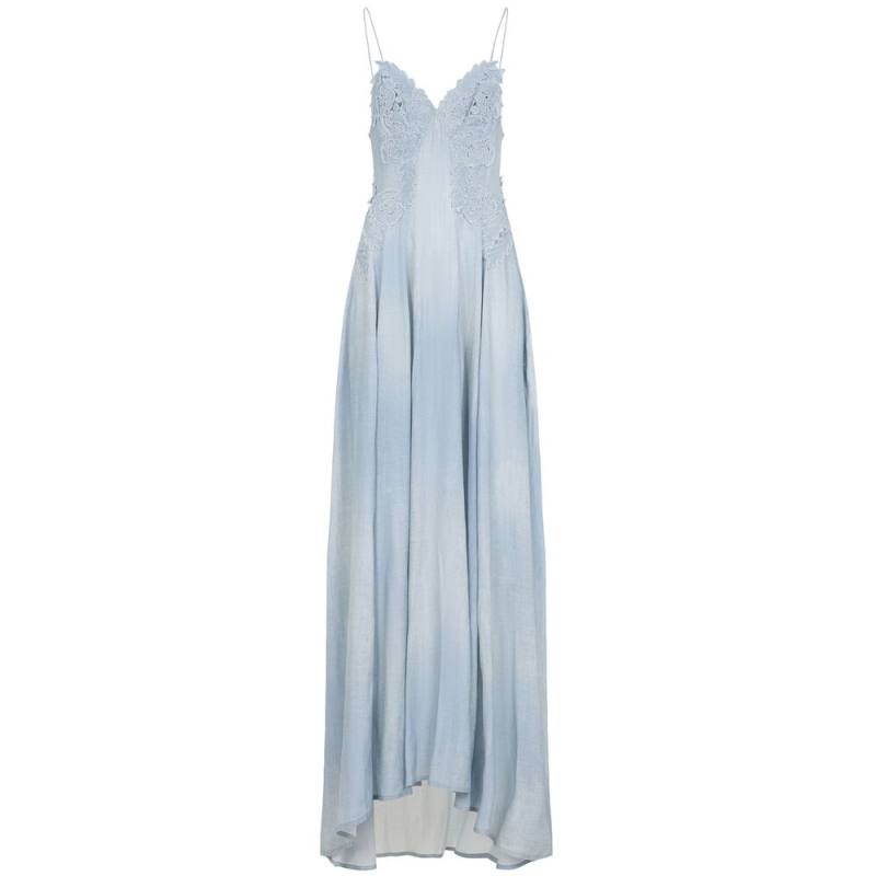 Ermanno Scervino Lace-appliqué Maxi Dress