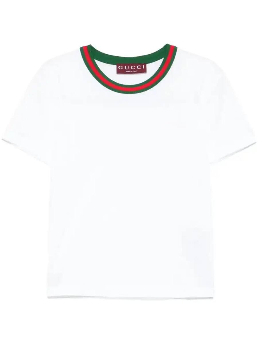 Web-stripe T-shirt