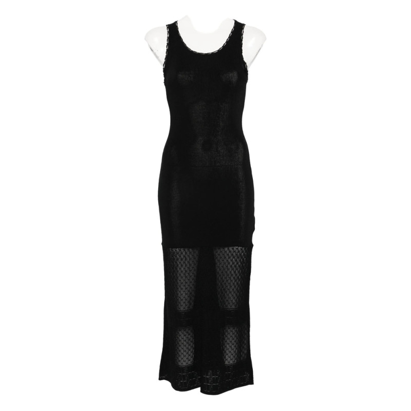 Fendi Knitted Panelled Midi Dress