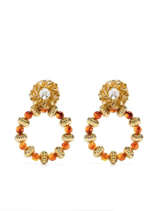 Terre Brune clip-on earrings