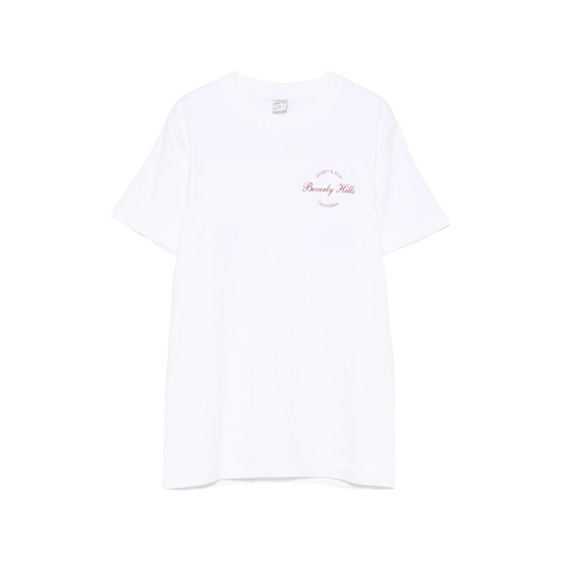 Sporty & Rich Beverly Script Print T-shirt