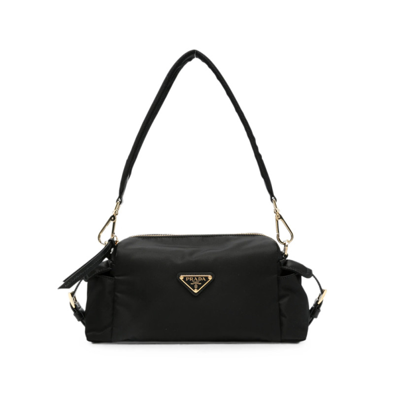 Prada Logo-plaque Shoulder Bag