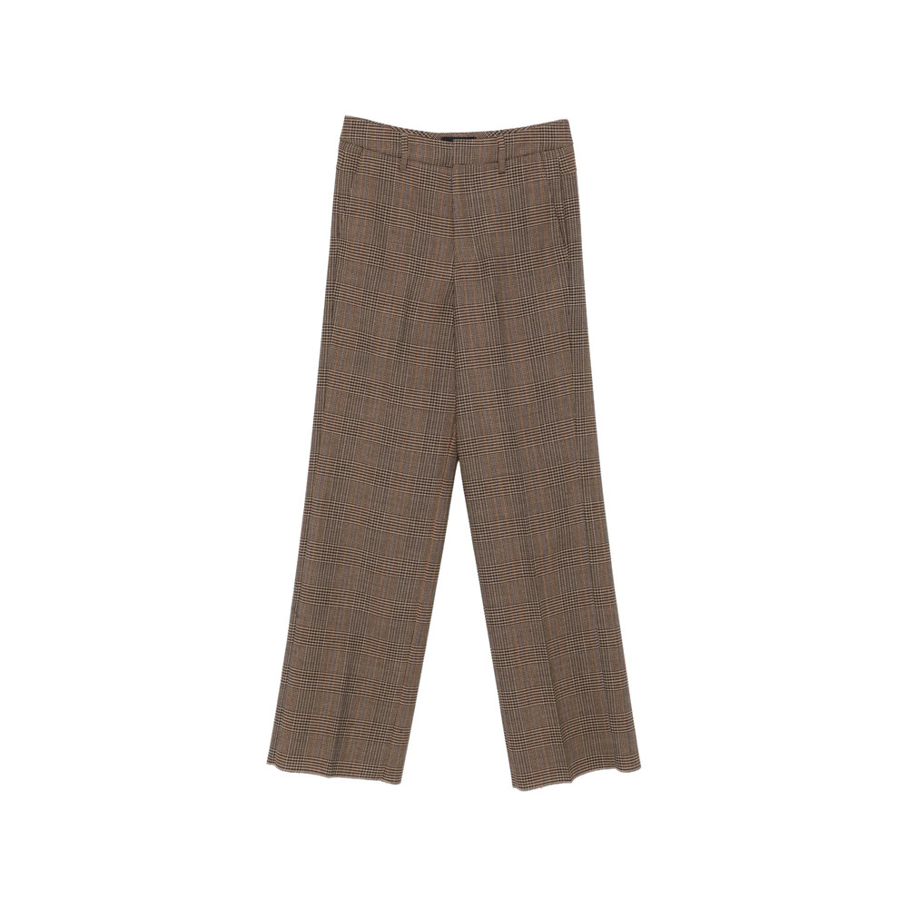 Seafarer Vitti Prince Of Wales Check Tailored Trousers