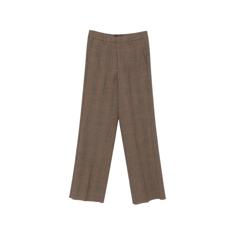 Seafarer Vitti Prince Of Wales Check Tailored Trousers