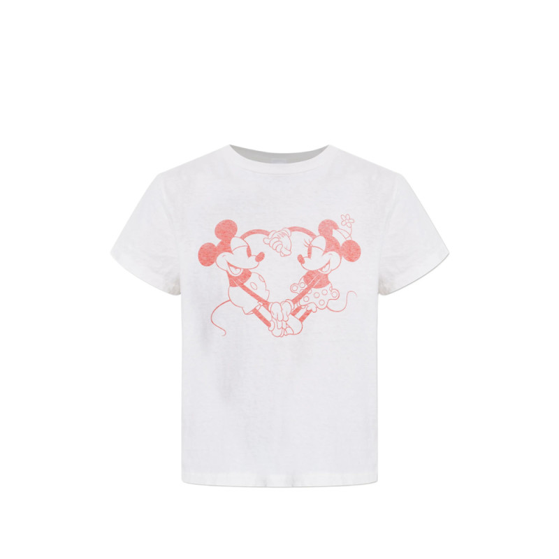 Re/done Heart-print T-shirt
