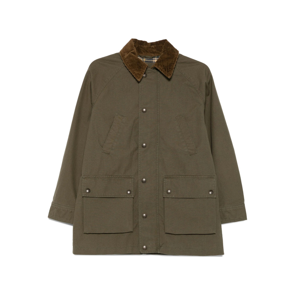 Ralph Lauren Corduroy-collar Flap-pocket Coat
