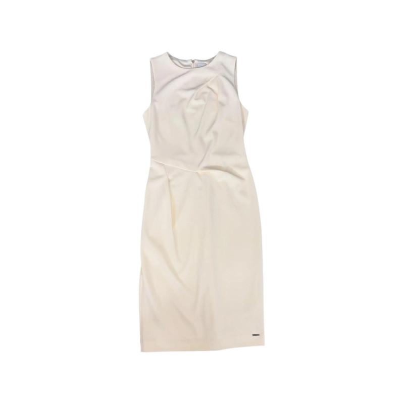 Calvin Klein Draped Sleeveless Dress