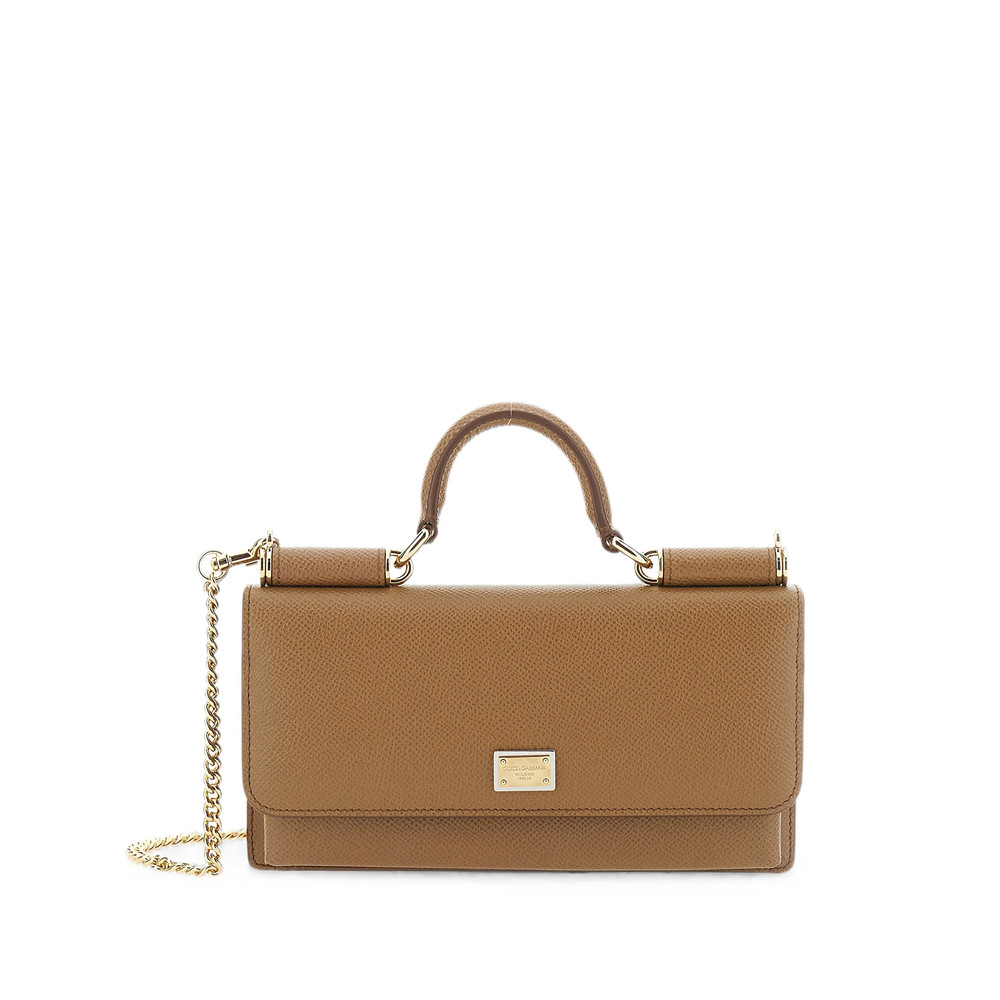 Dolce & Gabbana Dauphine Leather Mini Bag