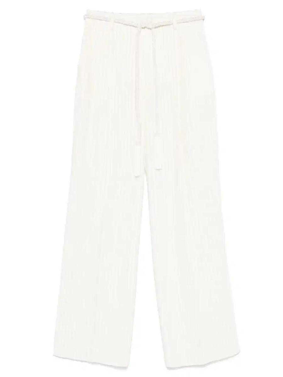 pinstriped trousers