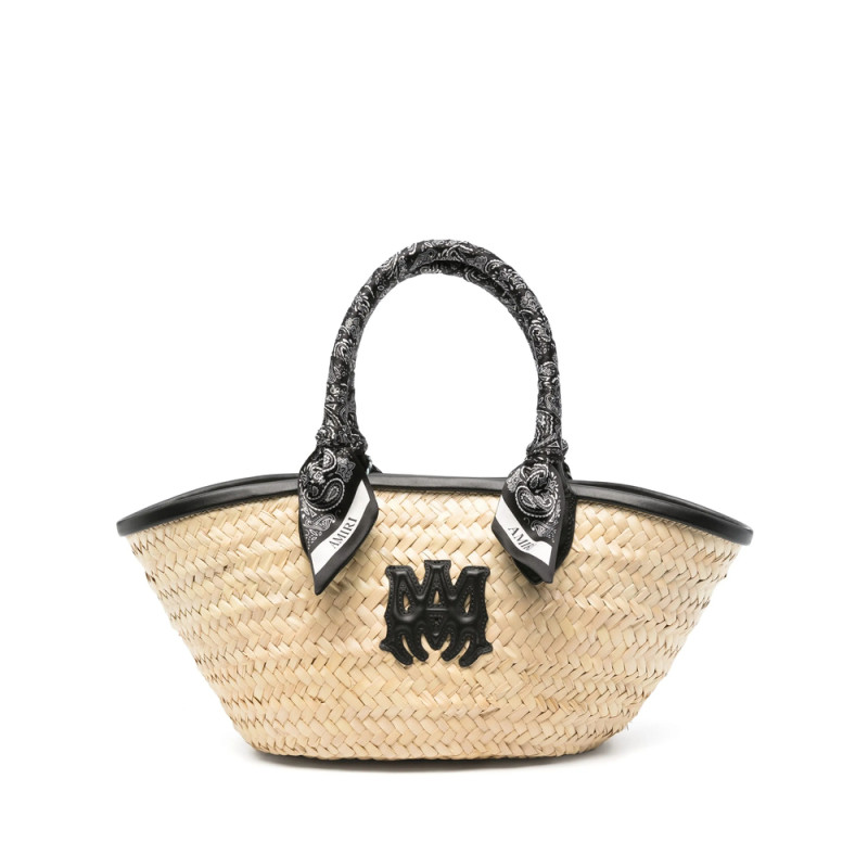 Amiri MA Raffia Tote Bag