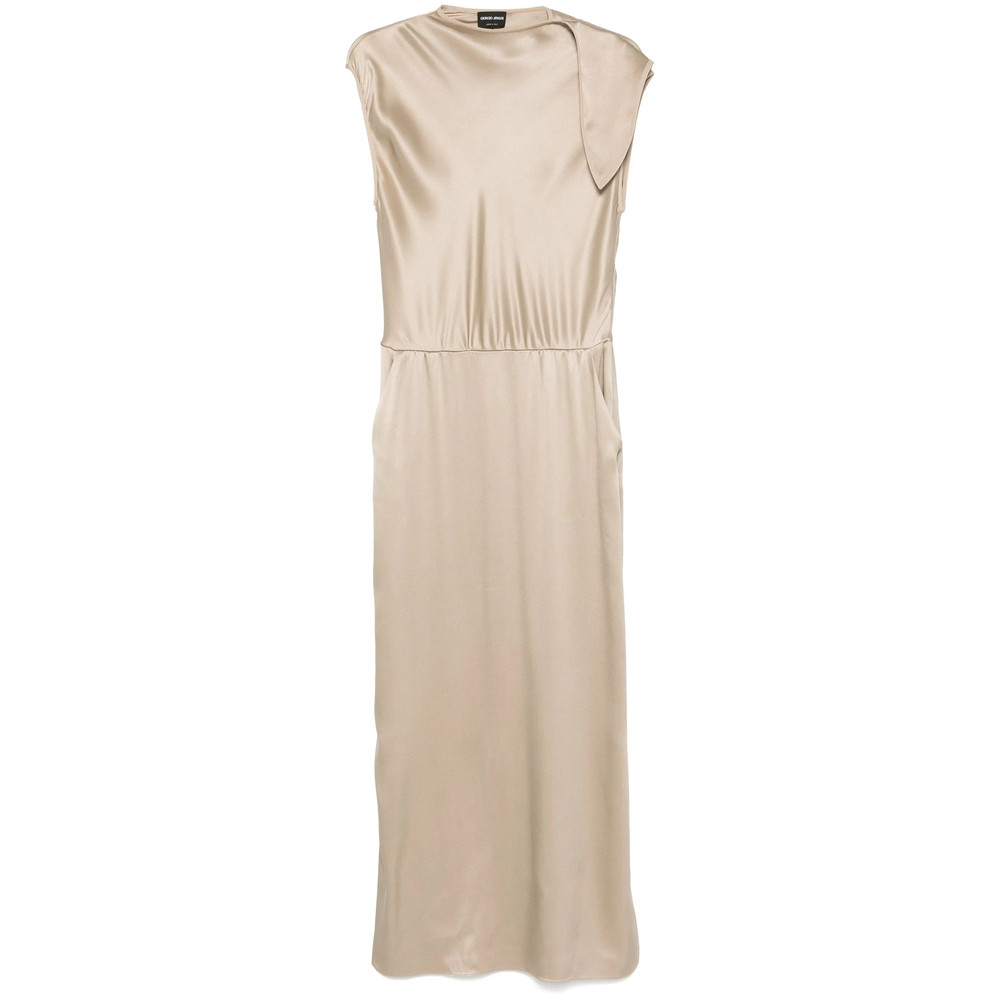 Giorgio Armani Tie-shoulder Gown