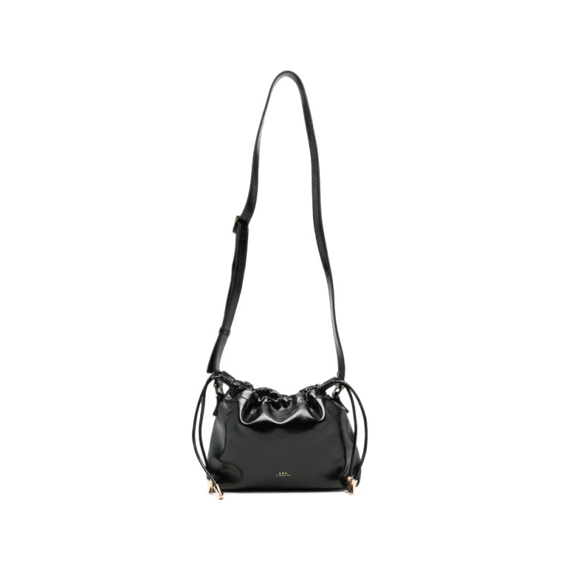 A. p.c. Mini Ninon Leather Shoulder Bag