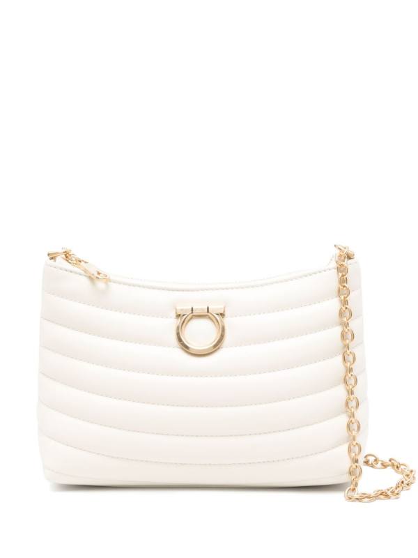 Gancini-plaque shoulder bag