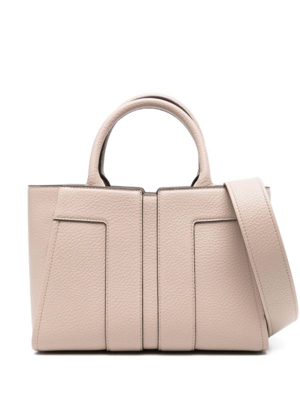 pebbled-texture tote bag