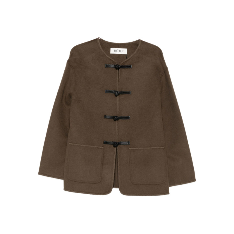 Rohe Toggle-fastening Patch-pocket Jacket