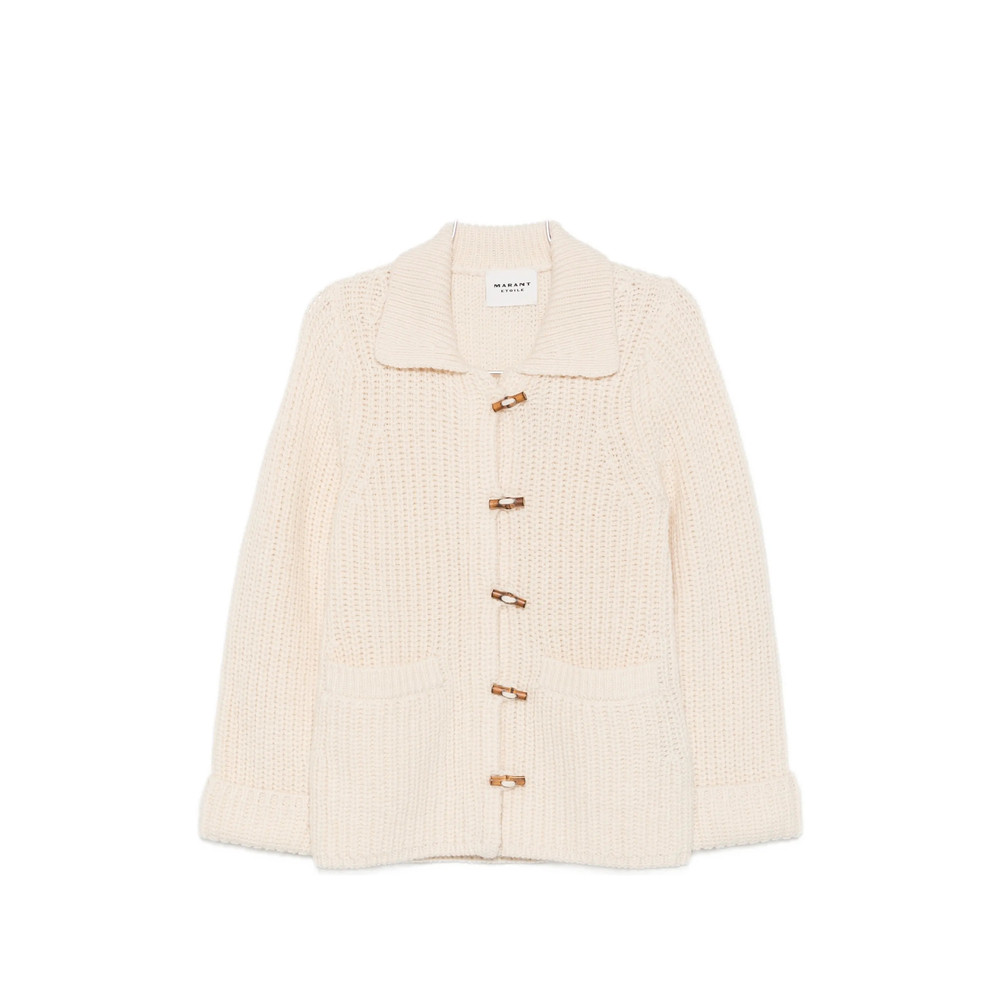 Marant Étoile Delinda Toggle-fastening Ribbed Cardigan