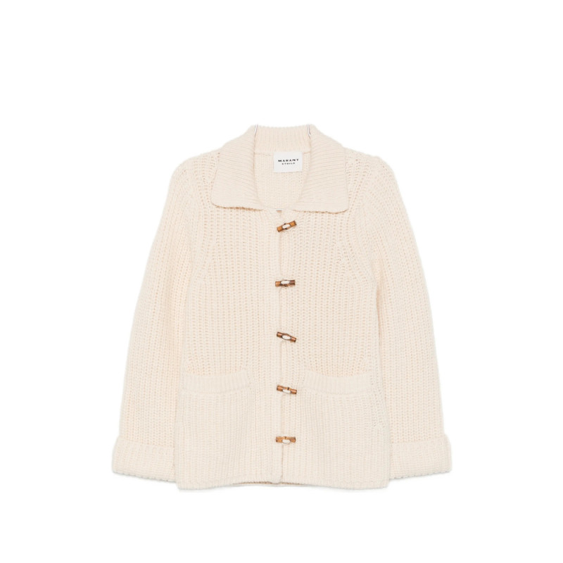 Marant Étoile Delinda Toggle-fastening Ribbed Cardigan