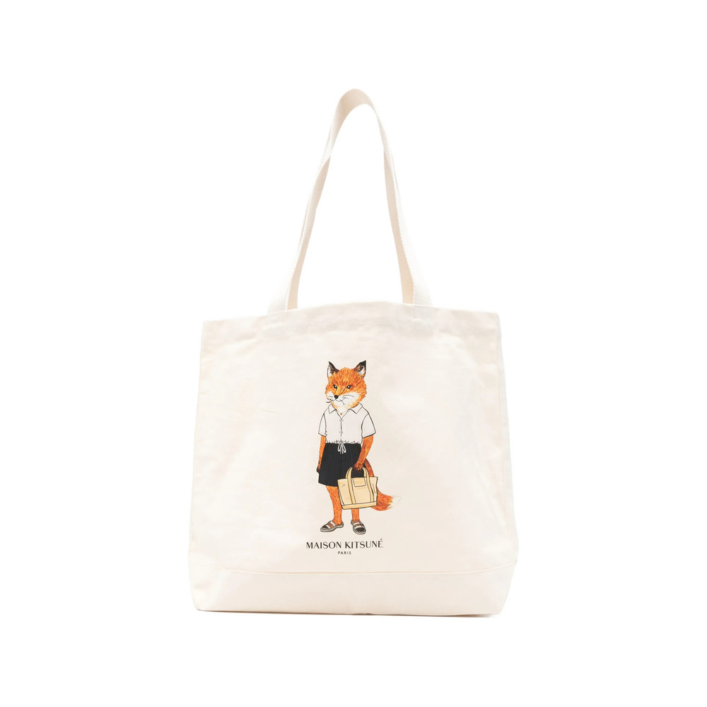 Maison Kitsuné Dressed Fox Tote Bag