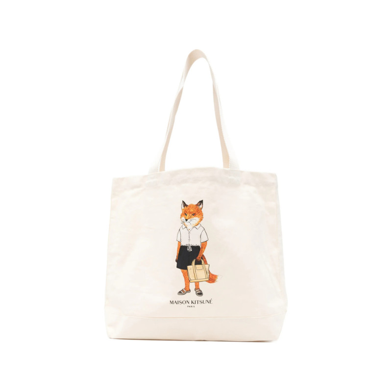 Maison Kitsuné Dressed Fox Tote Bag