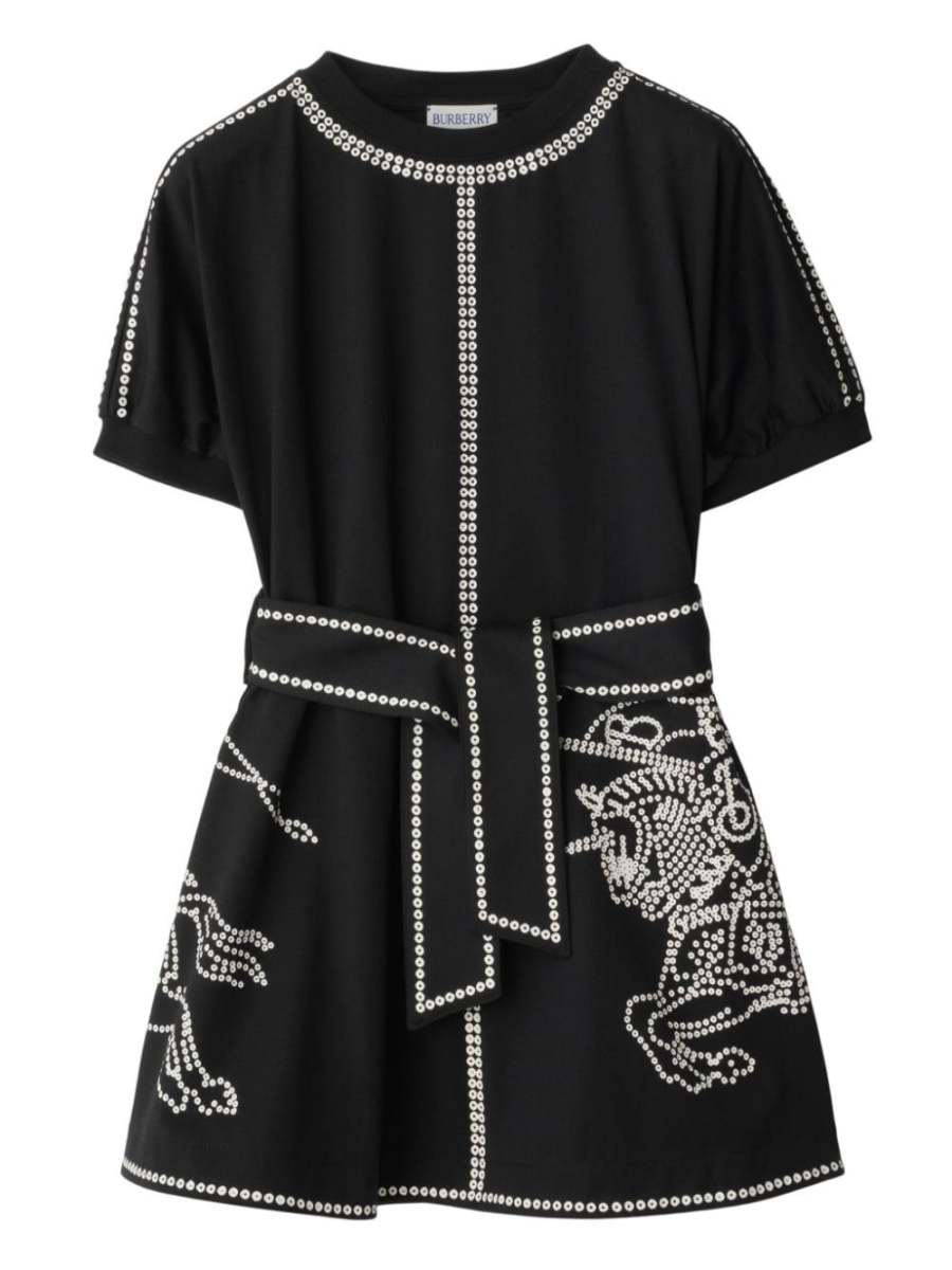 EKD-embellished cotton minidress