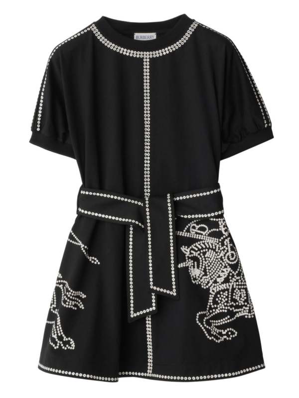 EKD-embellished cotton minidress