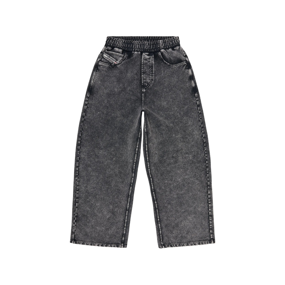 Diesel Sweatpants With Denim Effect