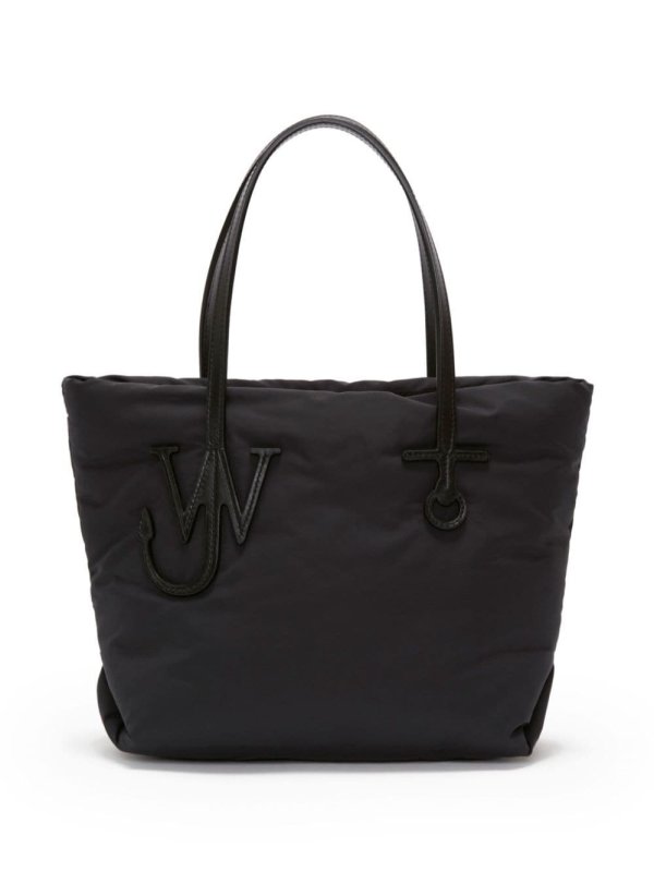small puffy anchor tote bag