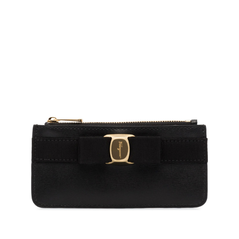 Ferragamo Vara Bow Long Leather Wallet