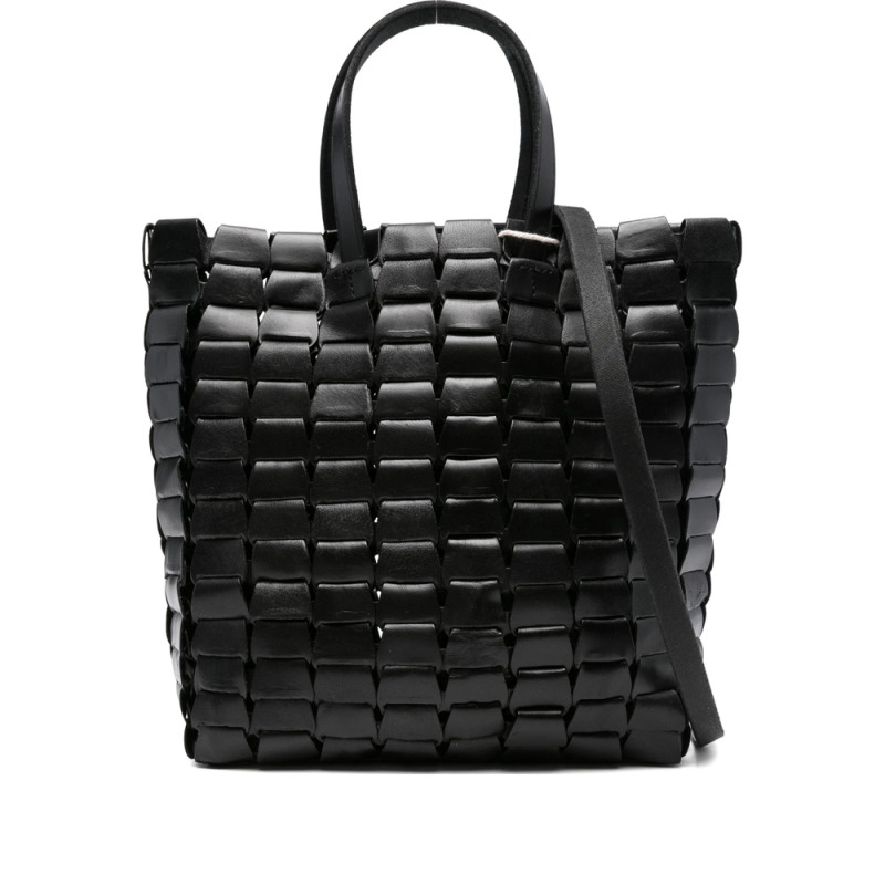 Dragon Diffusion Leather Woven Tote Bag