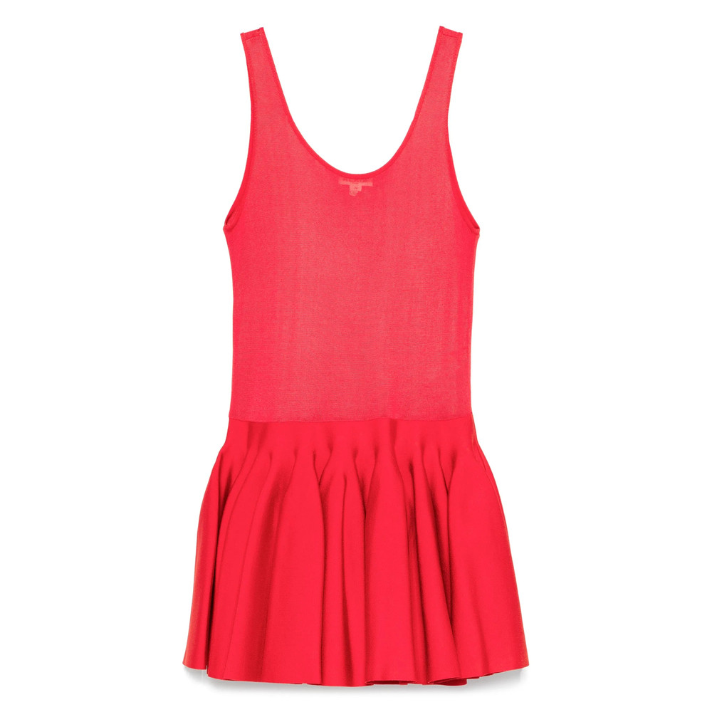 Alaïa Knitted Godet Mini Dress
