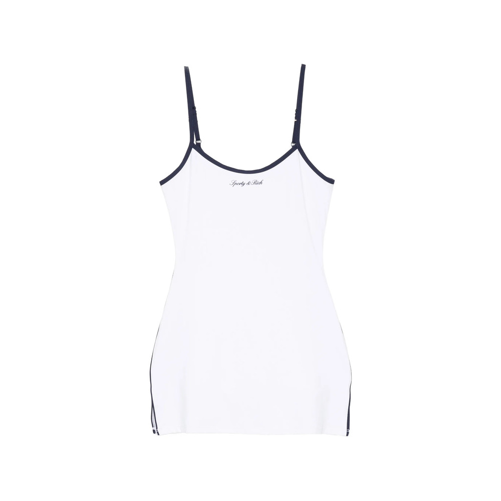 Sporty & Rich Logo-print Mini Dress