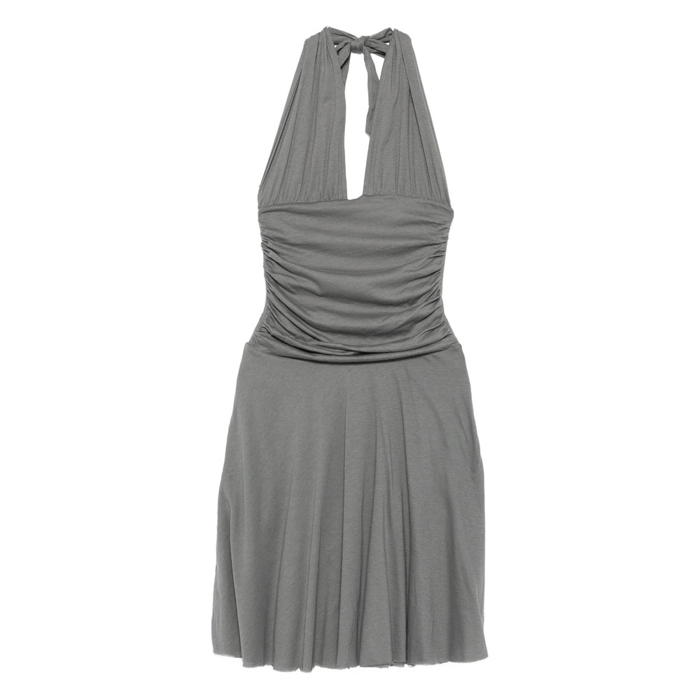 Gimaguas Halter-neck Gathered Mini Dress