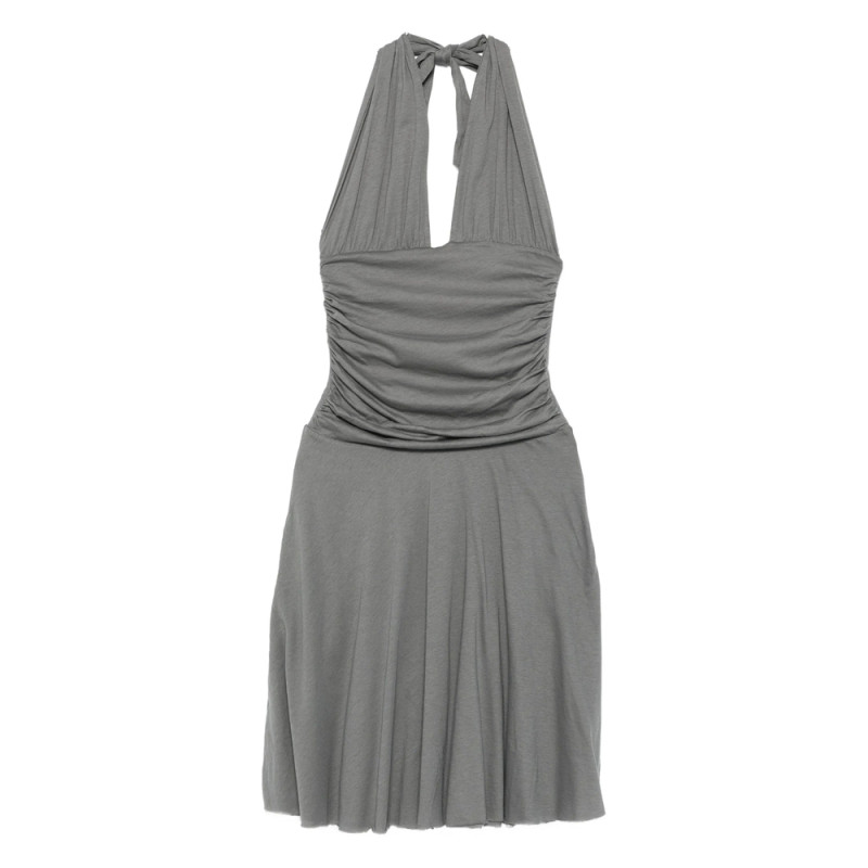 Gimaguas Halter-neck Gathered Mini Dress