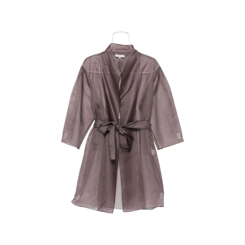 Antonelli Sheer Belted Coat