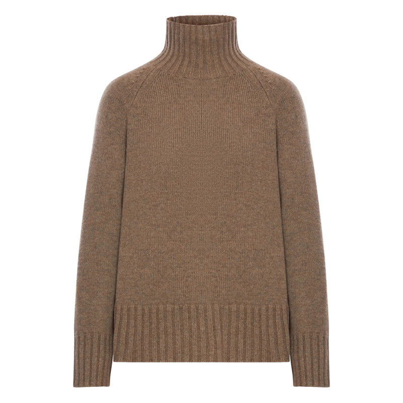 's Max Mara Turtleneck Ribbed Sweater