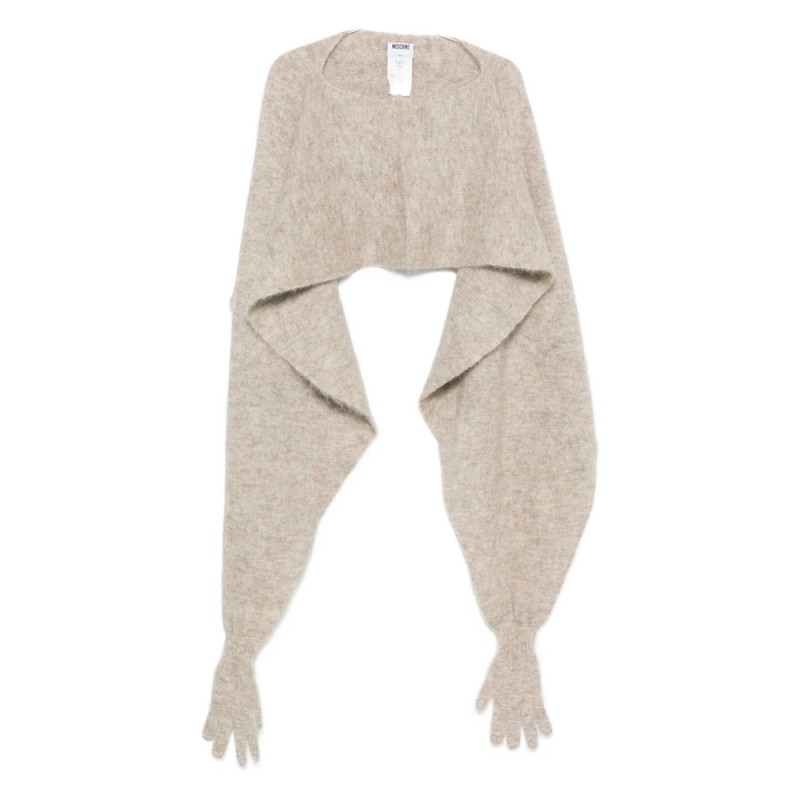 Moschino Brushed-finish Cape