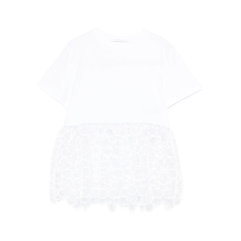 Cecilie Bahnsen Lace-detail T-shirt