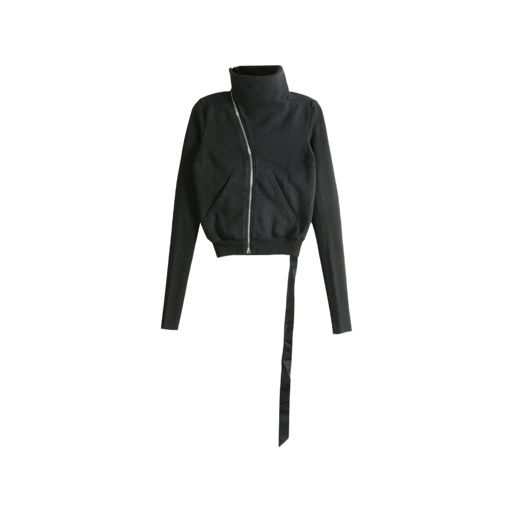 Rick Owens Drkshdw Mountain Sweat Asymmetric Zip-up Sweatshirt