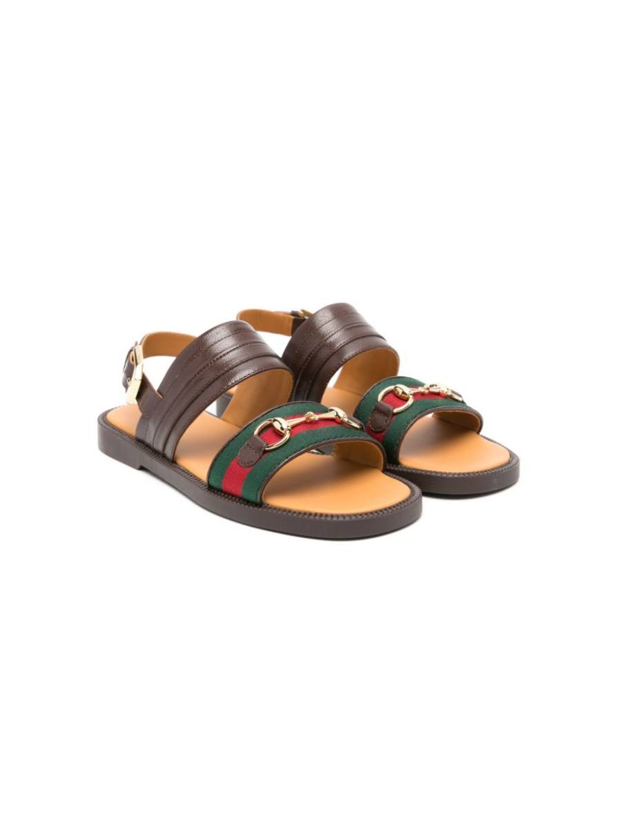 Horsebit Web sandals