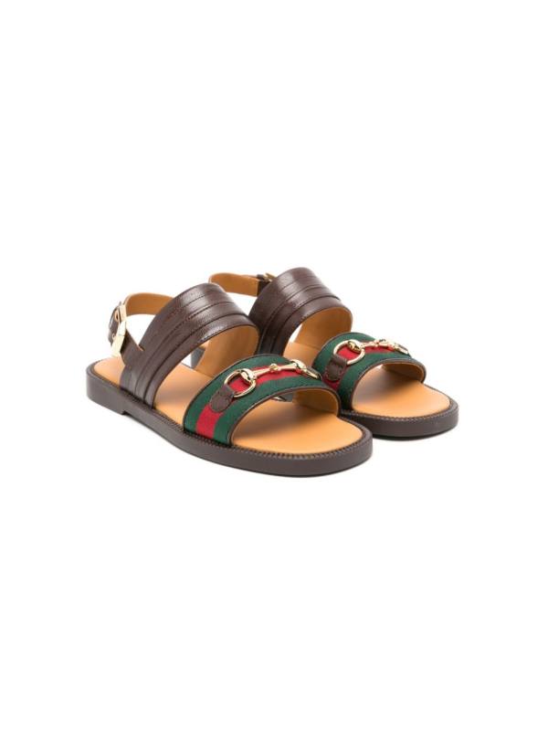 Horsebit Web sandals