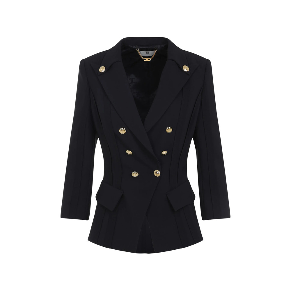 Elisabetta Franchi Button Double-breasted Jacket