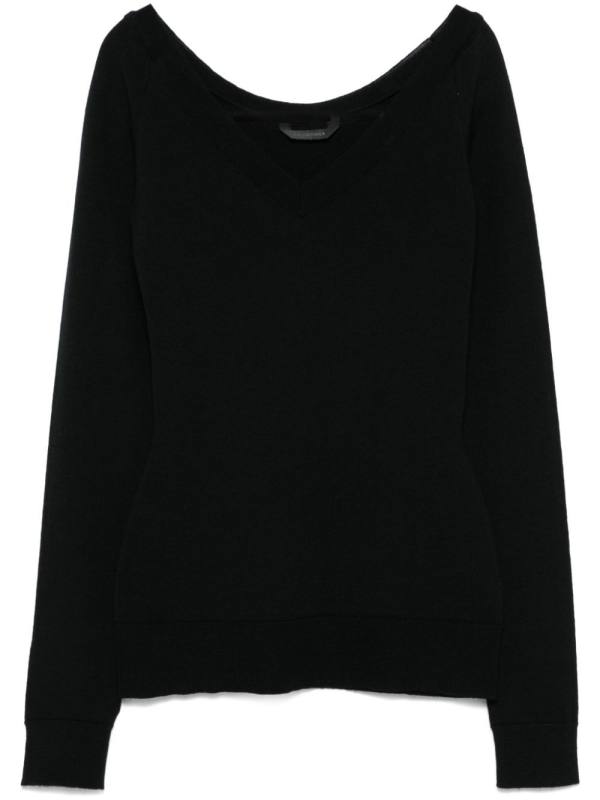 fine-knit sweater