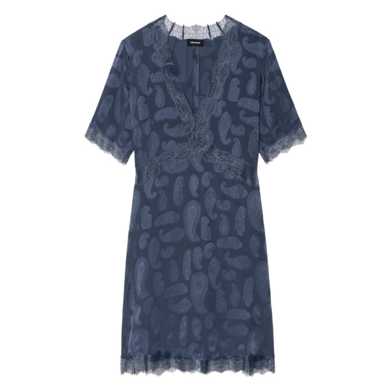 Zadig & Voltaire Paisley-pattern V-neck Dress
