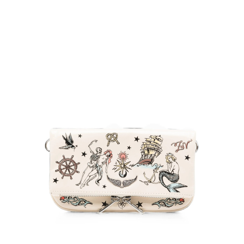 Zadig & Voltaire Mini Rock Tattoo Clutch Bag