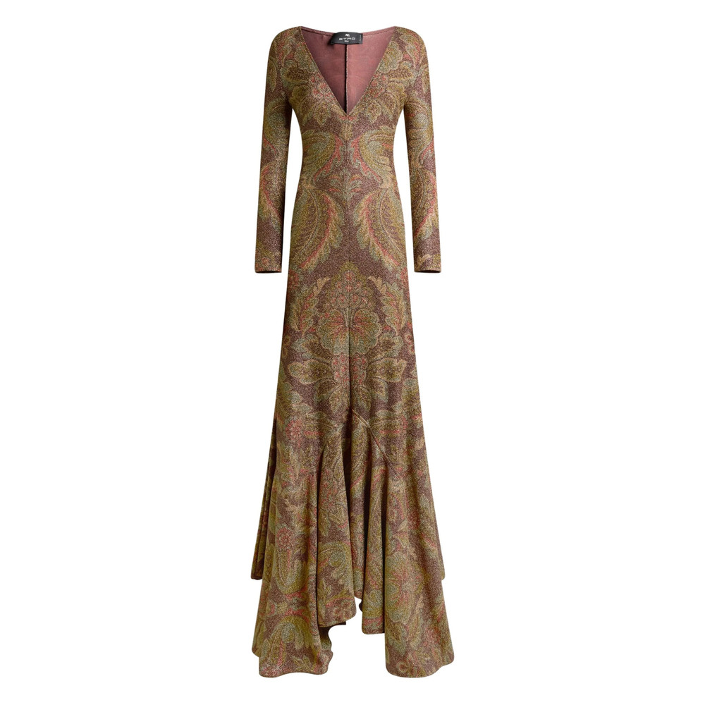 Etro Paisley-print Ruffled Dress