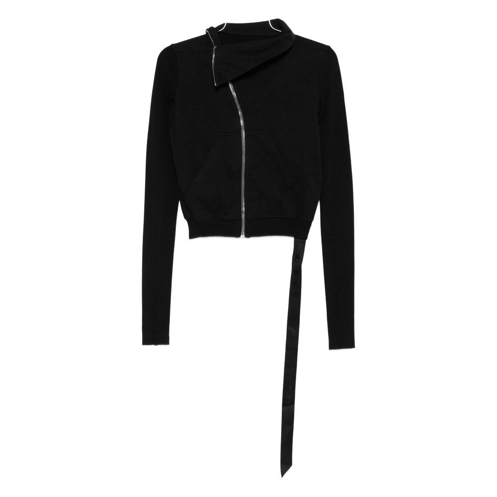 Rick Owens Drkshdw Asymmetrical Zip-fastening Sweatshirt